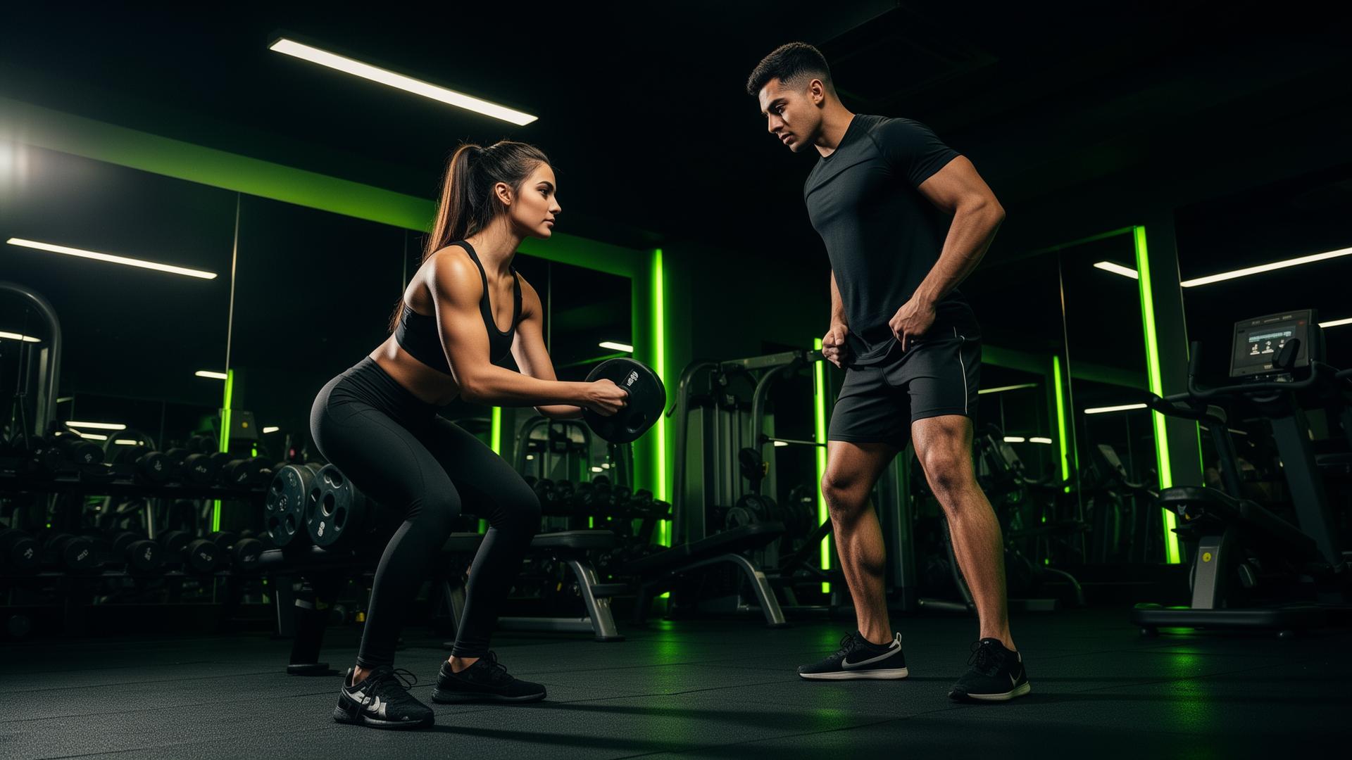 Illustratives Fitnessmotiv (KI-generiert)